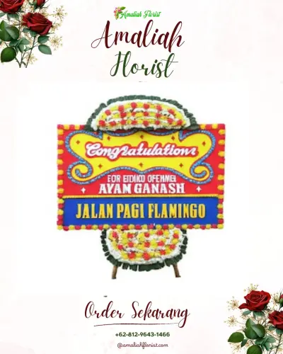 Bunga Papan Congratulation di Kedung Baruk